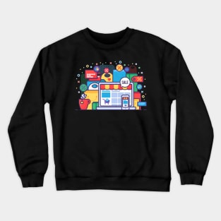 Business Online Crewneck Sweatshirt